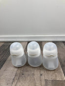 used Nanobébé Flexy Silicone Baby Bottles, 9oz, 3-Pack, White HIDDEN PHOTOS