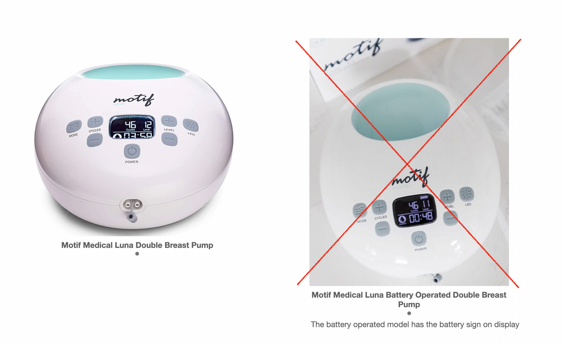 Motif Medical Luna Double Electric Breast Pump