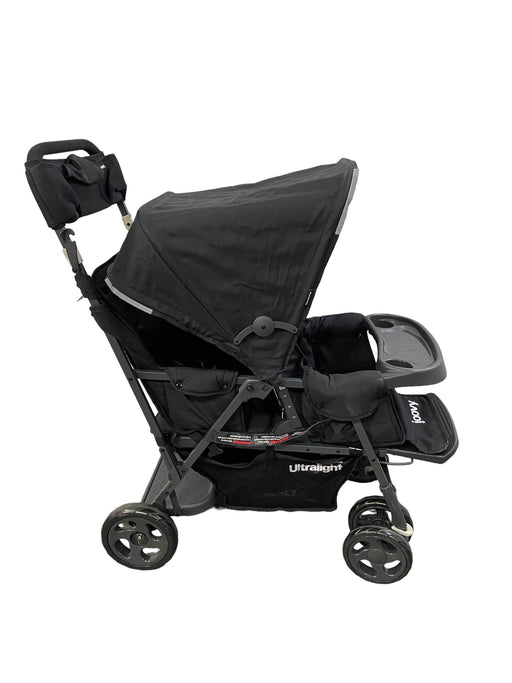 secondhand Joovy Caboose Too Ultralight Graphite Sit And Stand Double Stroller, Black, 2022