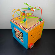 secondhand Battat Wooden Activity Cube