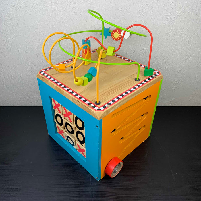 secondhand Battat Wooden Activity Cube