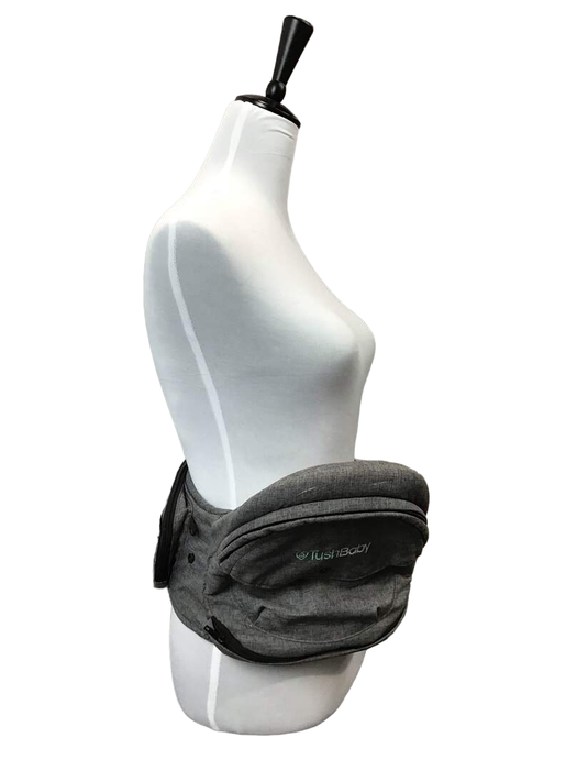 secondhand TushBaby Hip Baby Carrier, Charcoal