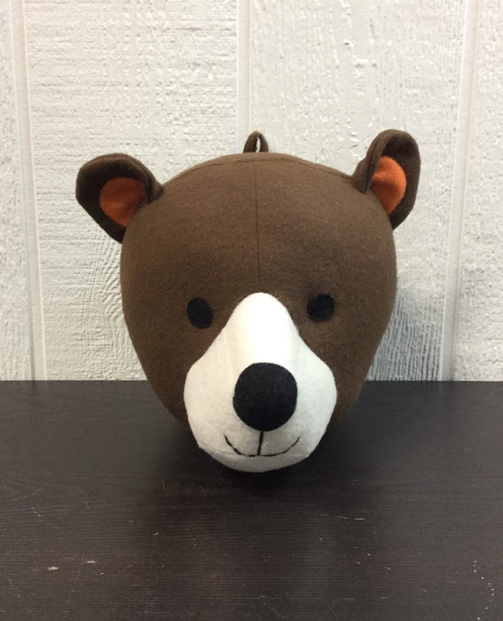 used Target Plush Bear Head Wall Decor