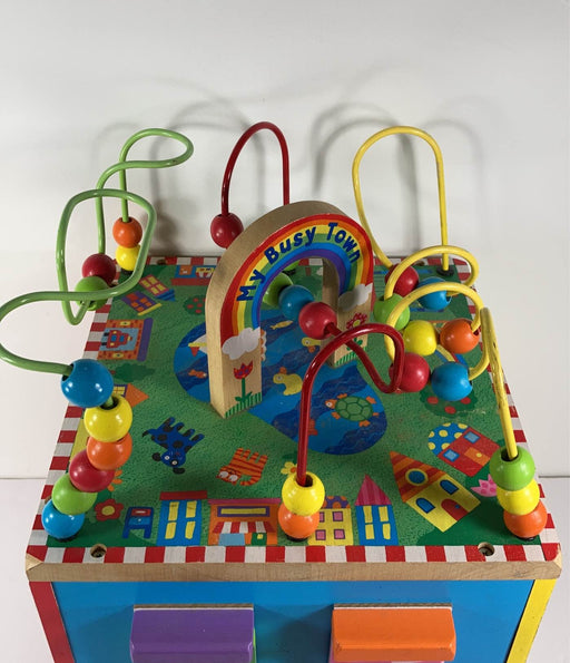 secondhand ALEX Toys Discover My Busy Town Wooden Activity Cube