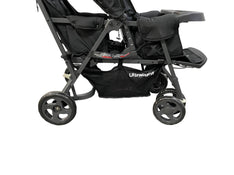 used Joovy Caboose Too Ultralight Graphite Sit And Stand Double Stroller, Black, 2022