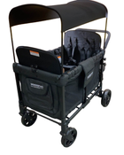 used Wonderfold W4 Multifunctional Quad Stroller Wagon, 2022, Volcanic Black