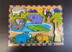 secondhand BUNDLE Melissa & Doug Wooden Puzzles