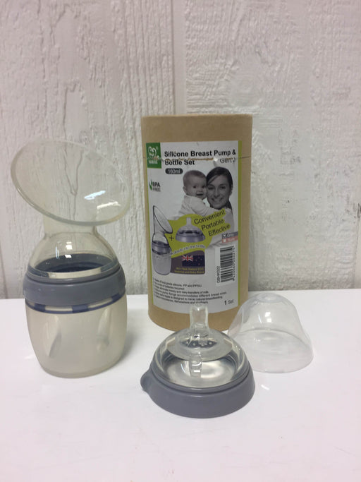 used Haakaa Manual Breast Pump And Bottle