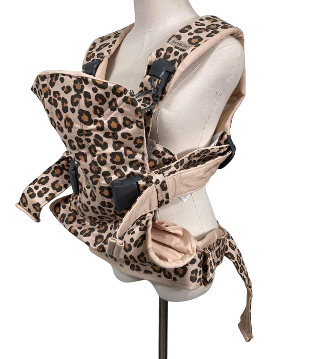 used BabyBjorn Baby Carrier One, Beige/Leopard - Cotton