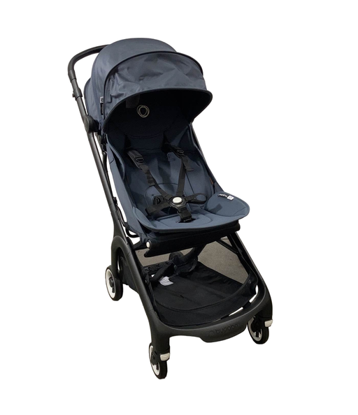 used Bugaboo Butterfly Stroller, 2023, Stormy Blue