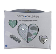 used Delta Children Little Lambs Adjustable Swaddle, 4pack