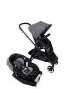 used Evenflo Gold Shyft Travel System Stroller With Securemax Infant Car Seat, Moonstone Gray & Black, 2023