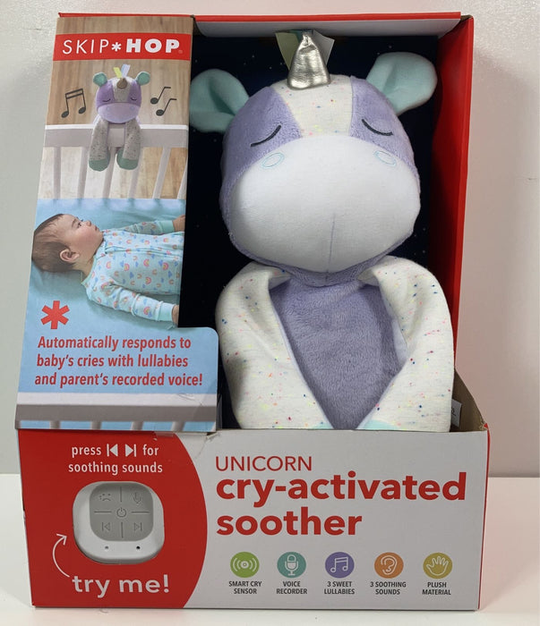 used Skip Hop Unicorn Cry Activated Soother