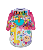 secondhand Fisher Price Deluxe Kick & Play Piano Gym, Pink