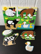 secondhand Melissa & Doug Wooden Puzzle