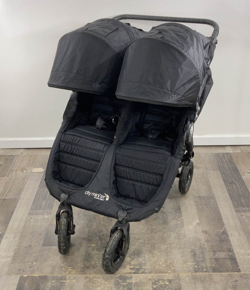 used Baby Jogger City Mini GT Double Stroller, Black, 2014