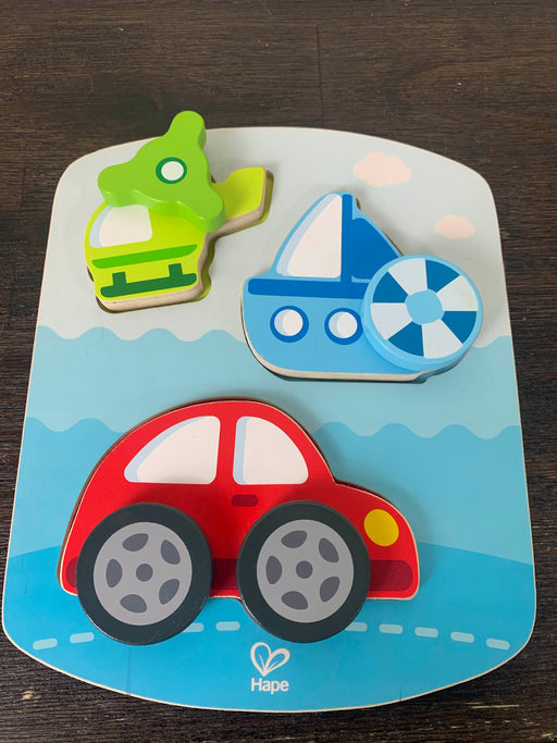 used Hape Dynamic Vehicle Puzzle