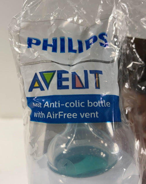 secondhand Philips Avent Anti-Colic Bottles With AirFree Vent, 4oz, Clear, Single