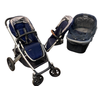 used UPPAbaby VISTA V2 Double Stroller, 2017, Taylor (Indigo)