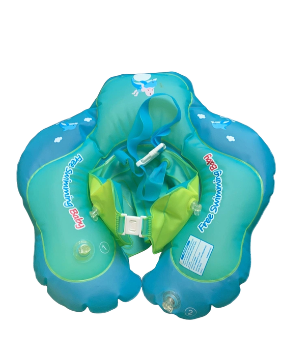 used Free Swimming Baby Inflatable Swimming Baby Float, Small, Blue