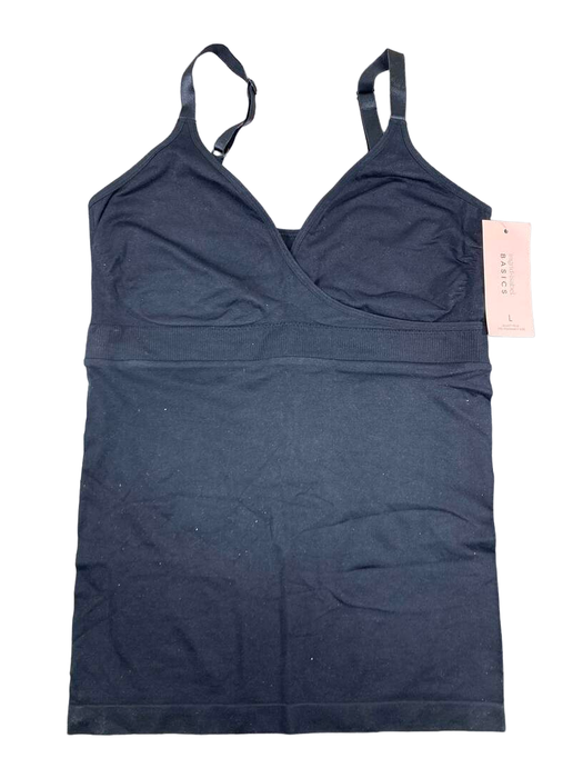 used Ingrid & Isabel Crossover Cami, Large Black