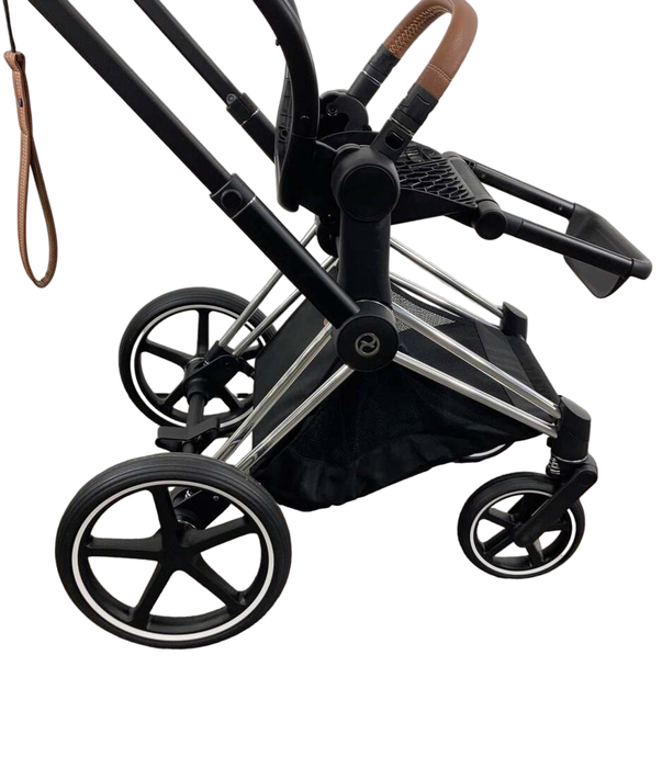 Cybex PRIAM Stroller Frame And Seat, 2019, Chrome/Black