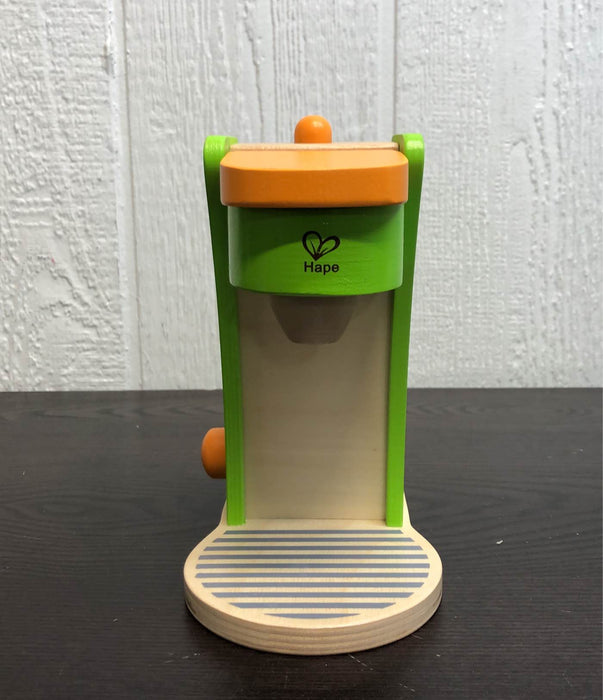 secondhand Hape Kid’s Coffee Maker Wooden Kitchen Set