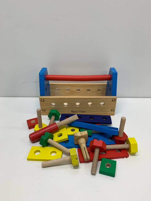 secondhand Melissa & Doug Take-Along Tool Kit Wooden Toy