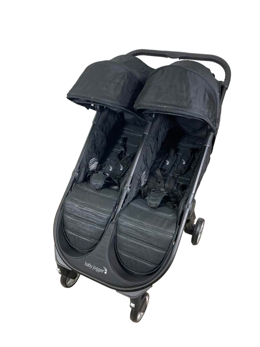 secondhand Baby Jogger City Tour 2 Double Stroller, 2022, pitch black