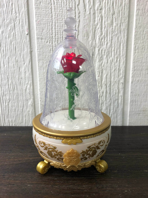 used Disney Beauty & The Beast Enchanted Rose Jewelry Box