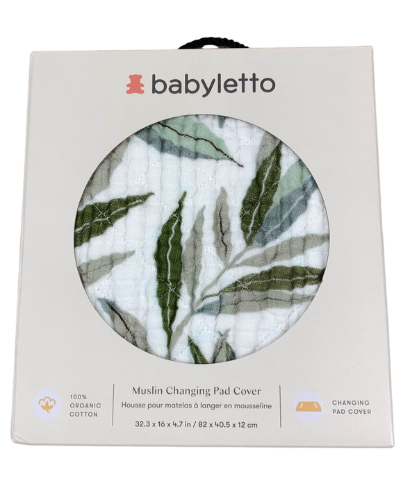 used Babyletto Changing Pad Cover, Olive Branches