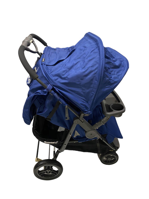 secondhand Joovy Scooter X2 Double Stroller, 2022, Blueberry