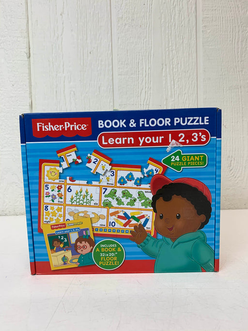 used Fisher Price Book & Floor Puzzle