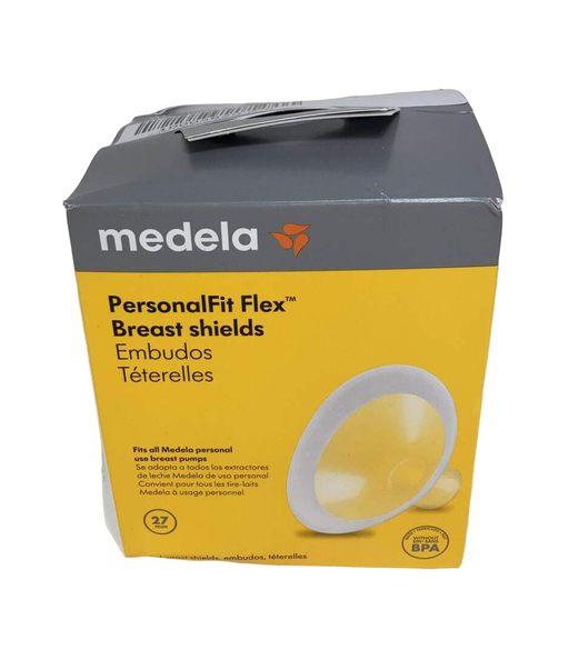 used Medela PersonalFit Flex Breast Shields, 27 mm