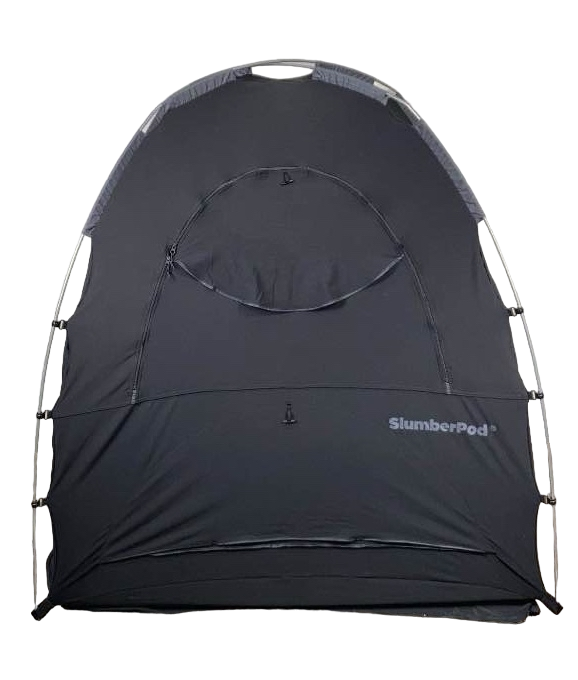 used SlumberPod 3.0 Sleep Canopy, Black with Grey Accents