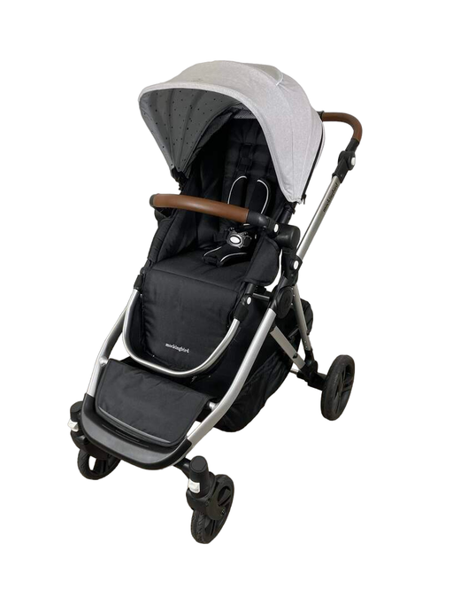 secondhand Mockingbird Single to Double Stroller, 2022, Limited Edition Night Stars, Limited Edition Light Grey