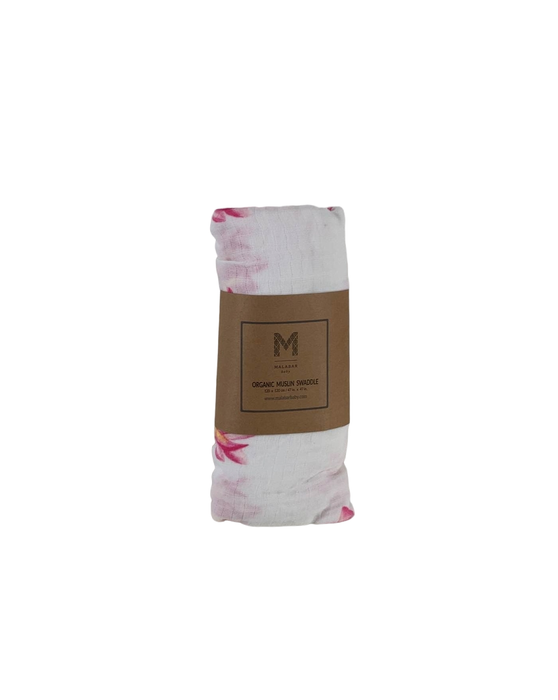 used Malabar Baby Organic Cotton Swaddle Blankets