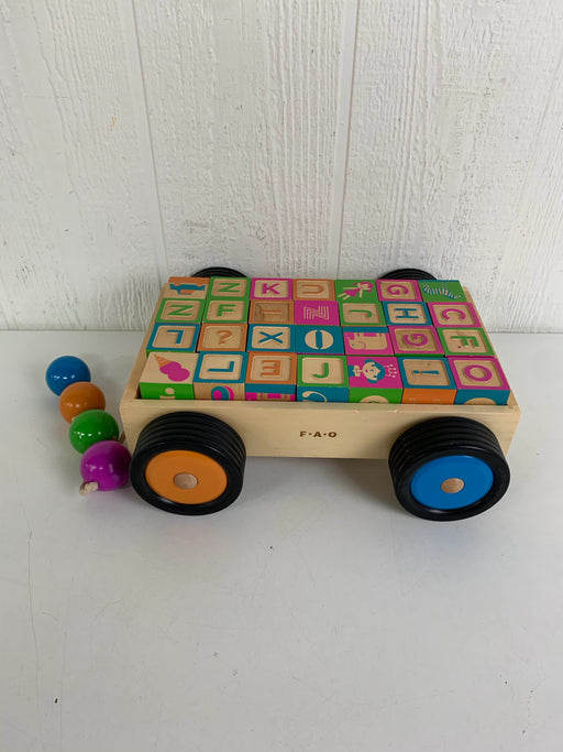 used FAO Schwarz ABC Block Wagon