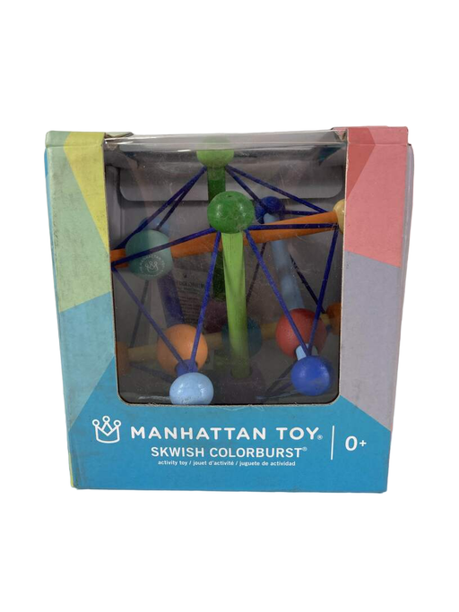 used Manhattan Toy Skwish Rattle, Color Burst