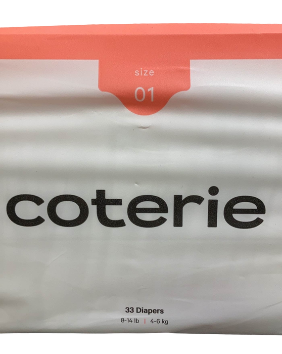 secondhand Coterie Size 1 Diapers