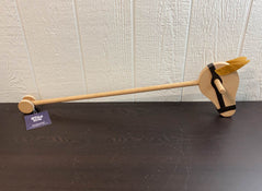 used Hearth & Hand Wheeled Wooden Stick Horse