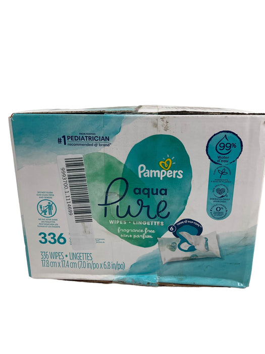 secondhand Pampers Aqua Pure Sensitive Baby Wipes, 336 Count