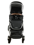 secondhand Mockingbird Single to Double Stroller, 2021, Silver with Penny Leather, Watercolor Drops, Black