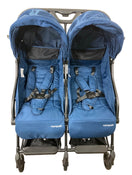 secondhand Mompush Lithe Double Stroller, Navy, 2021