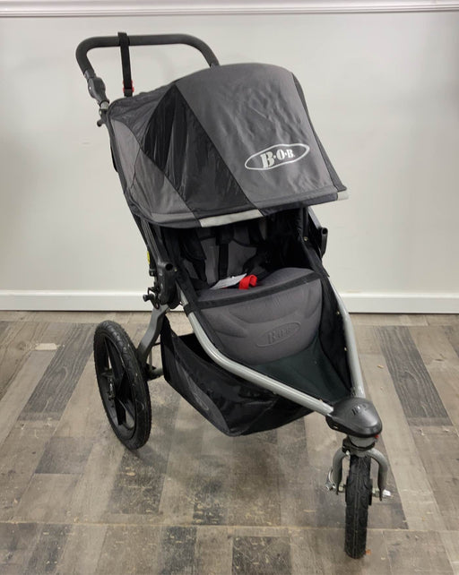 secondhand BOB Revolution Flex Single Jogging Stroller, 2017, Graphite Black