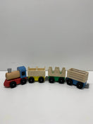 secondhand Melissa & Doug Wooden Farm Train Set