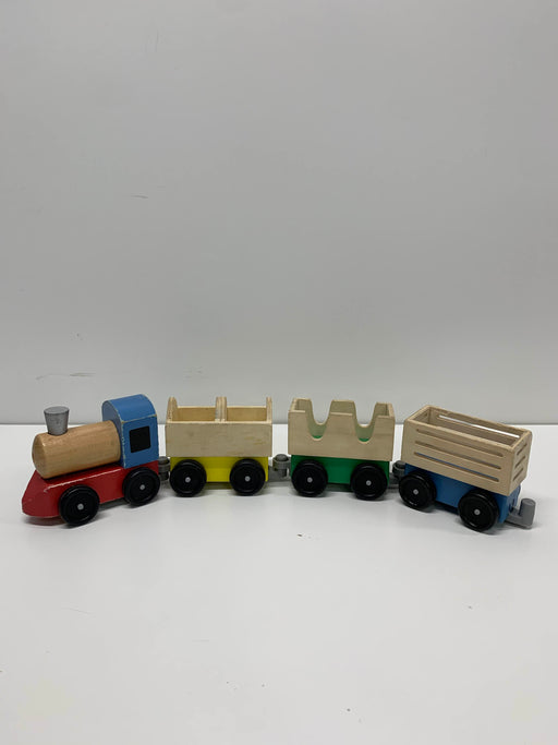 secondhand Melissa & Doug Wooden Farm Train Set