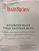 secondhand Baby Bjorn Bouncer Bliss, Black Cotton