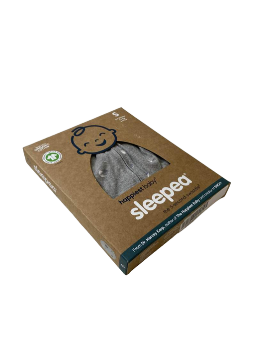 secondhand Happiest Baby Sleepea Swaddle, Small, Graphite Gray Planets