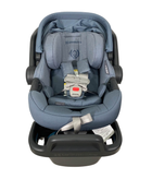 secondhand UPPAbaby MESA MAX Infant Car Seat and Base, 2022, Gregory Blue Melange